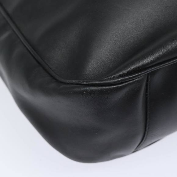 GUCCI Bamboo Hand Bag Leather 2way Black 001 1781 1577 0 Auth 78792 - Picture 9 of 16